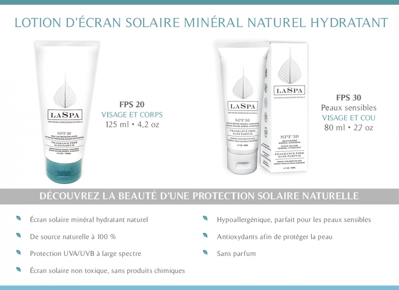 LaSpa, protection solaire naturelle pour une peau radieuse